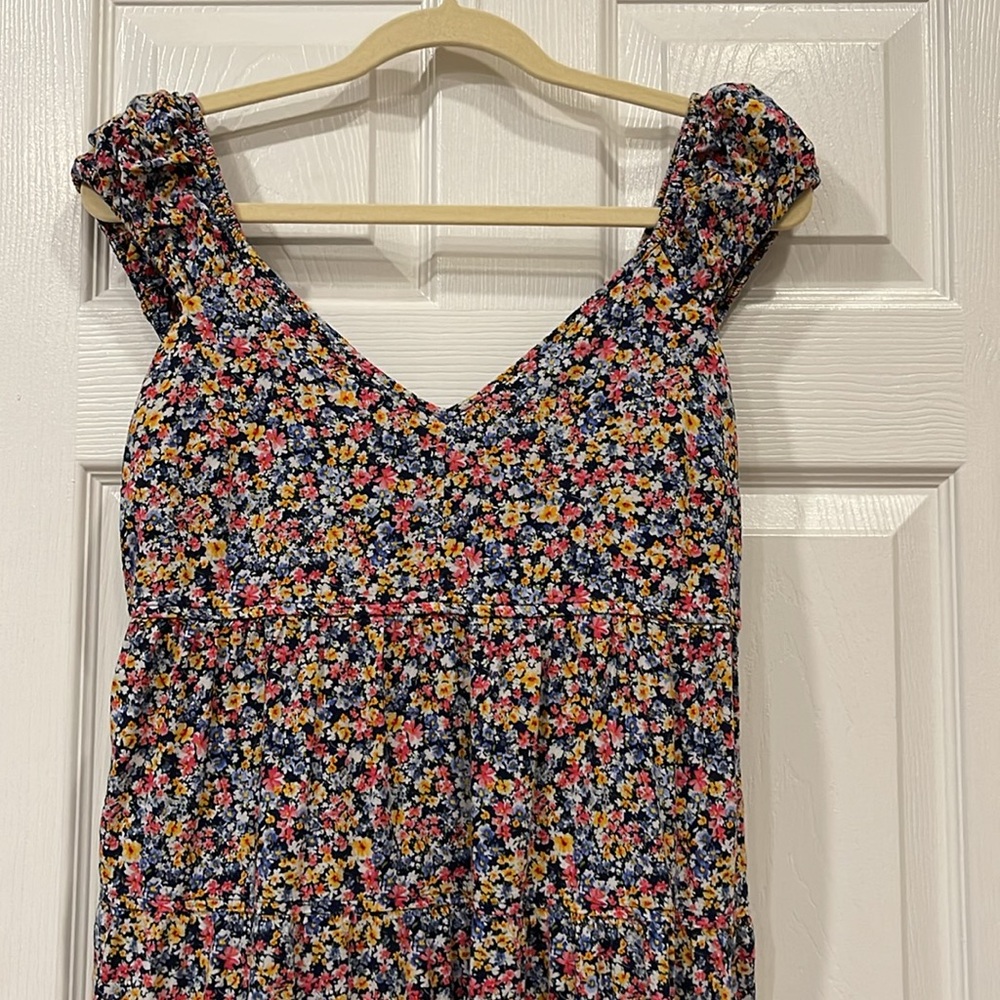 OLD NAVY MAXI FLORAL DRESS